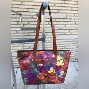 Patricia Nash Summer Floral Leather Handbag